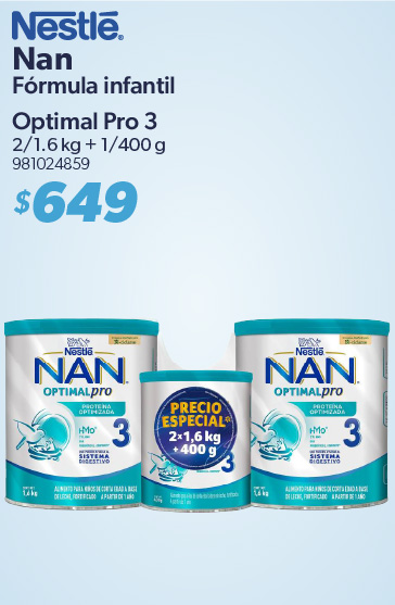 Formula infantil optimal pro 3