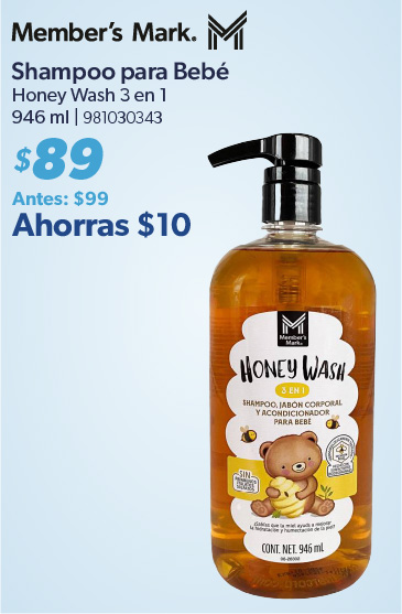 Shampoo para bebe honey
