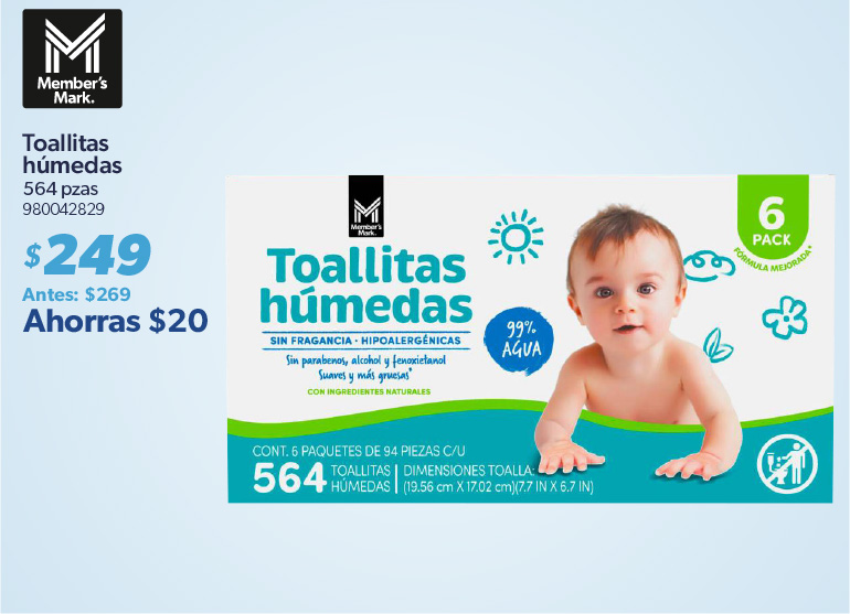 Toallitas humedas