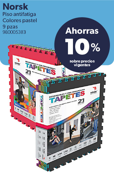 Piso antifatiga colores pastel