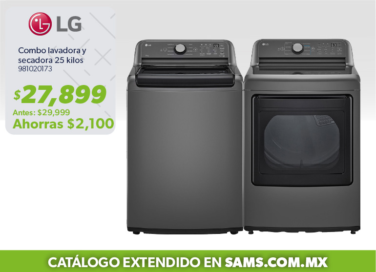 Combo lavadora y secadora