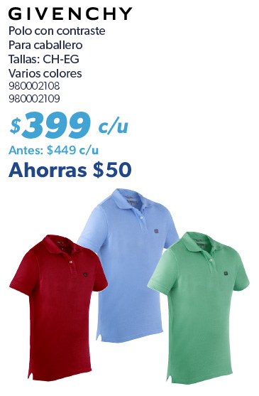 Polo con contraste