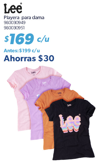 Playera para dama