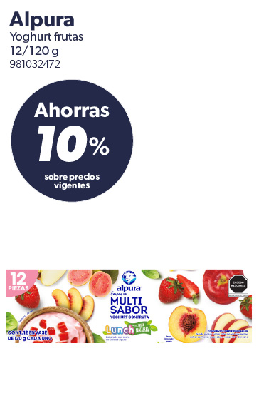 Yoghurt frutas
