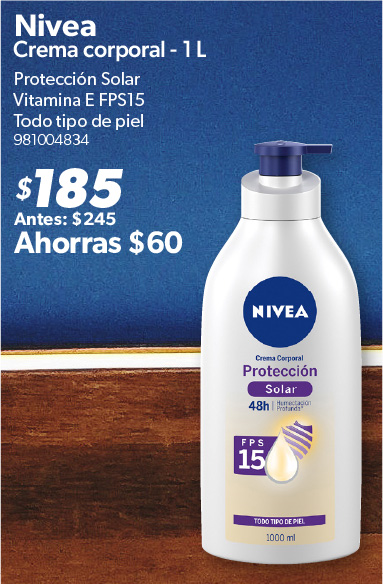 Crema corporal proteccion solar