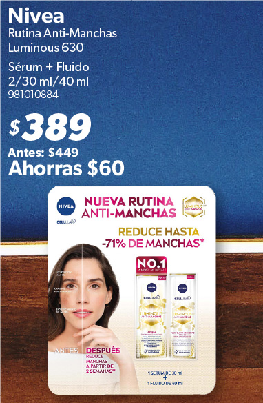 Rutina anti manchas luminous