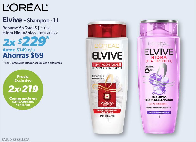 Shampoo reparacion total hidra hialuronico