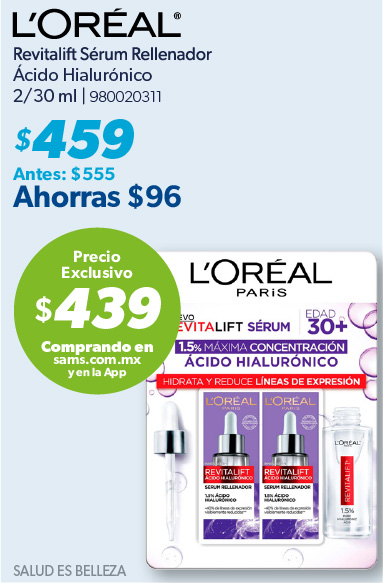 Revitalift serum rellenador