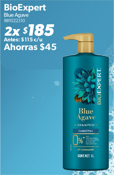 Shampoo blue agave