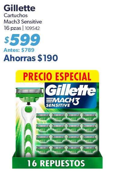Cartuchos mach sensitive