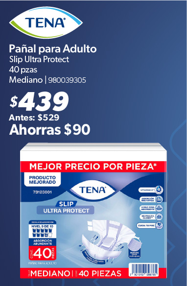 Panal para adulto slip ultra protect mediano