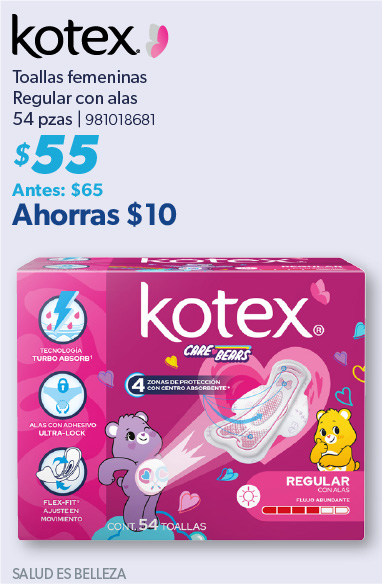 Toallas femeninas regular con alas