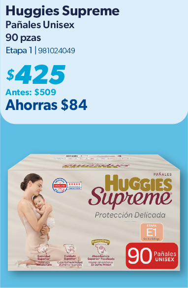 Panales unisex etapa 1
