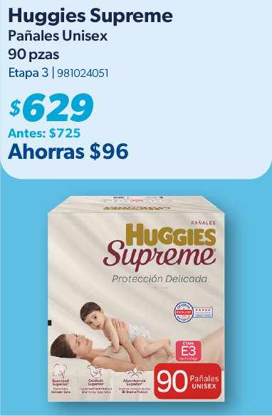 Panales unisex etapa 3