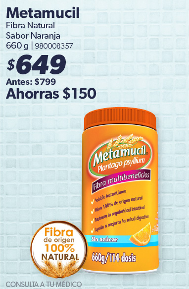Fibra natural sabor naranja