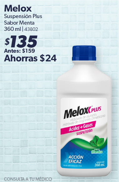 Suspension sabor menta