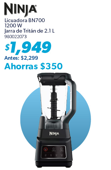 Licuadora con jarra de tritan