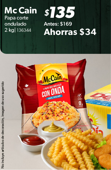 Papa corte ondulado
