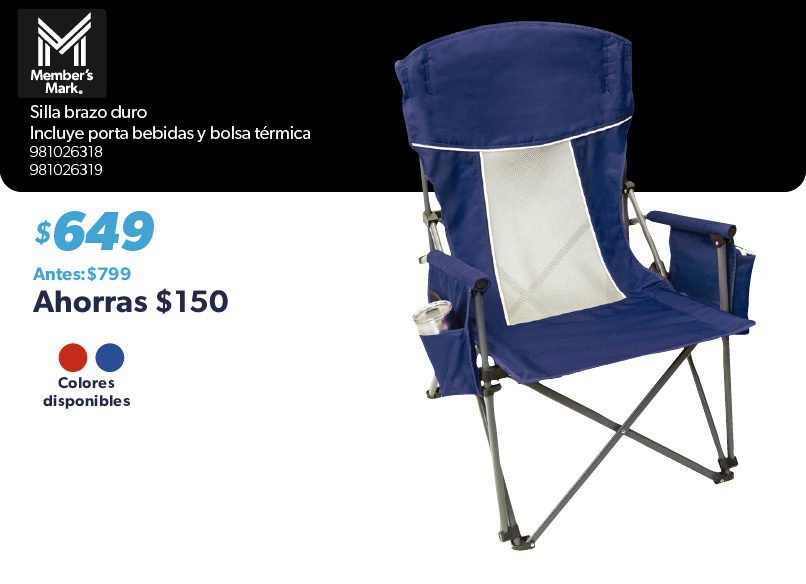 Silla brazo duro