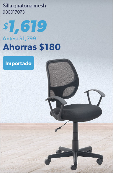 Silla giratoria mesh