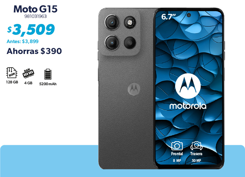 Smartphone moto g15