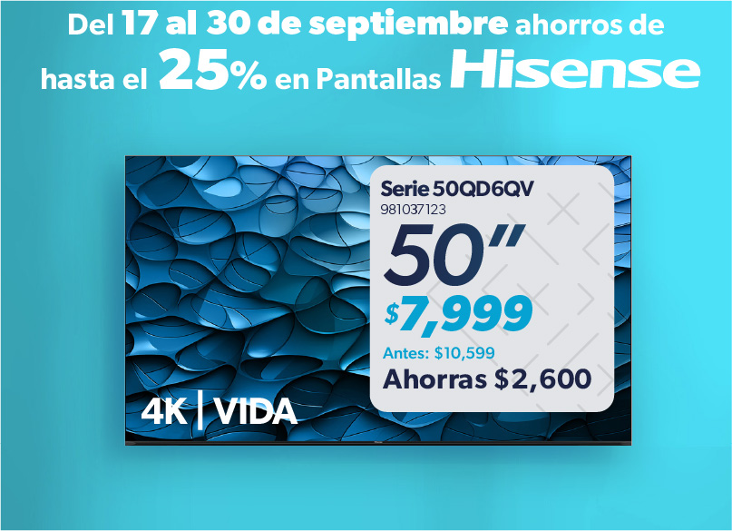 Pantalla 50 pulgadas