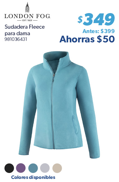 Sudadera fleece para dama