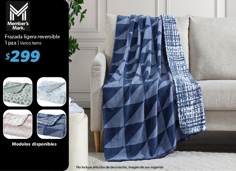 Frazada ligera reversible