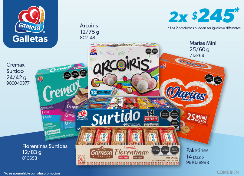Cremax arcoiris paketines florentinas