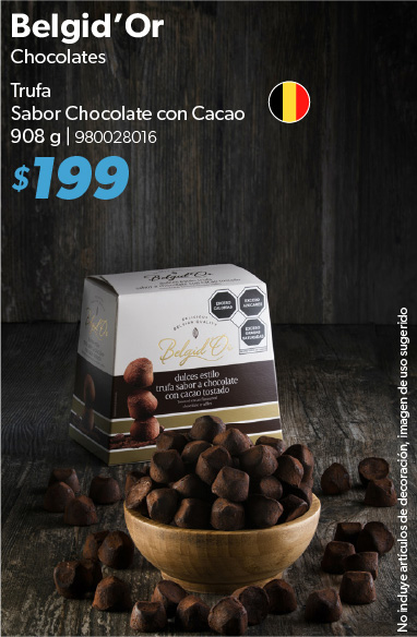 Trufa sabor chocolate con cacao