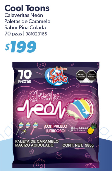 Paletas de caramelo sabor pina