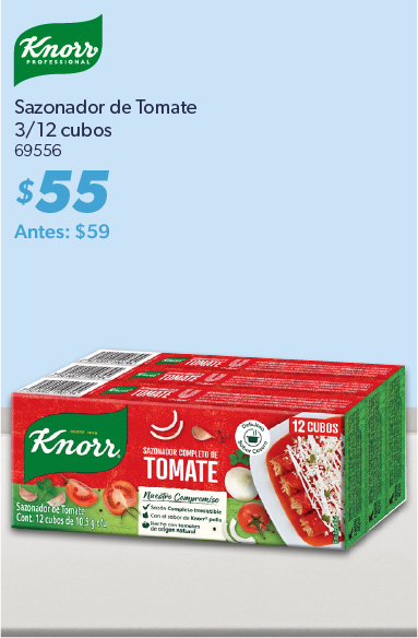 Sazonador de tomate en cubos