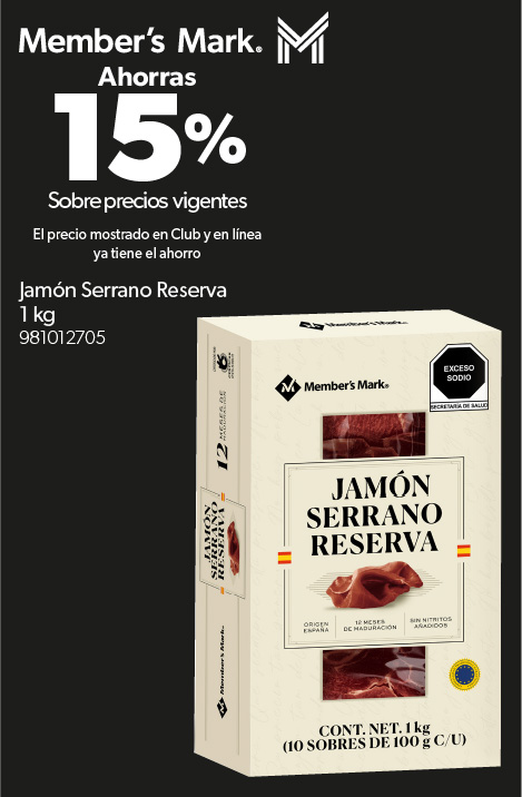 Jamon serrano reserva