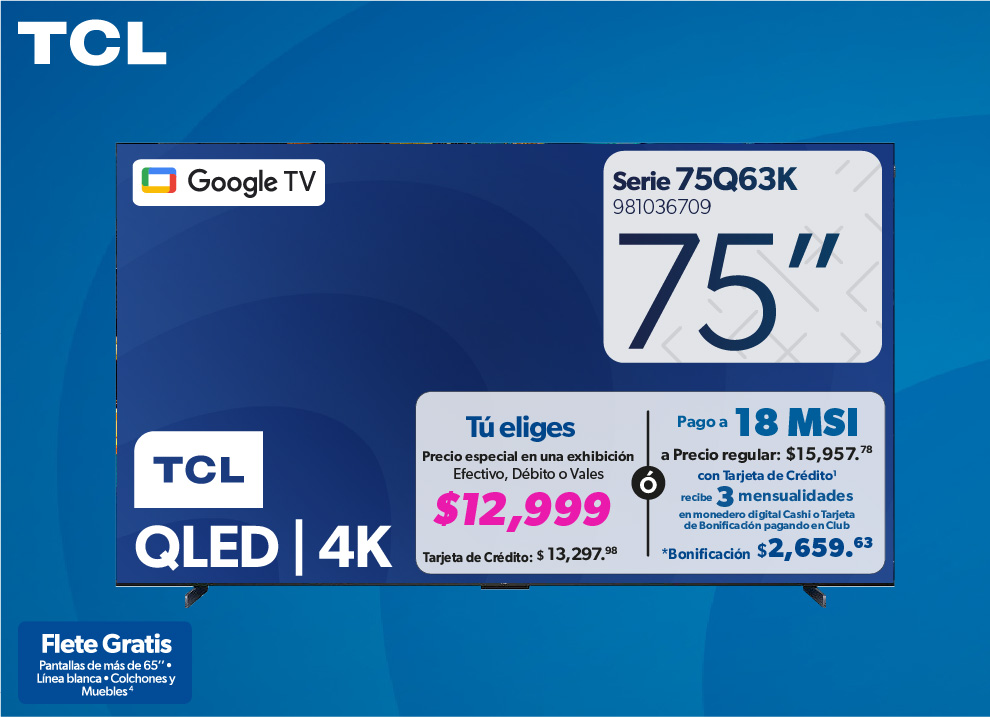 Pantalla 75 pulgadas