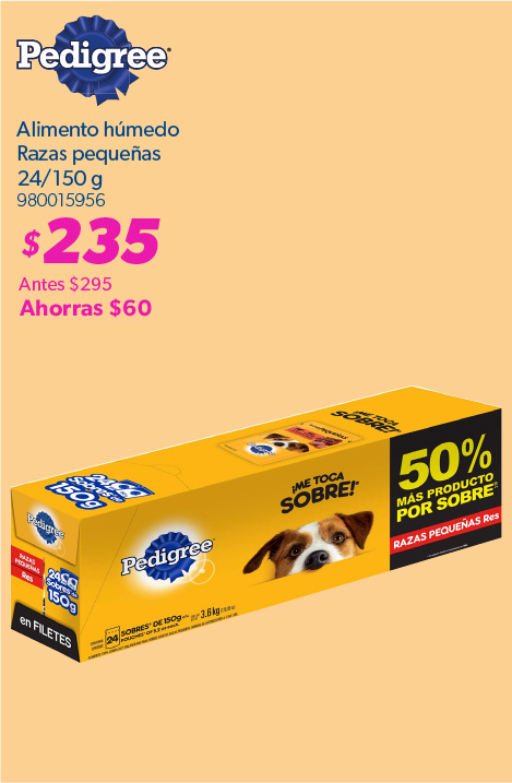 Alimento humedo razas pequenas