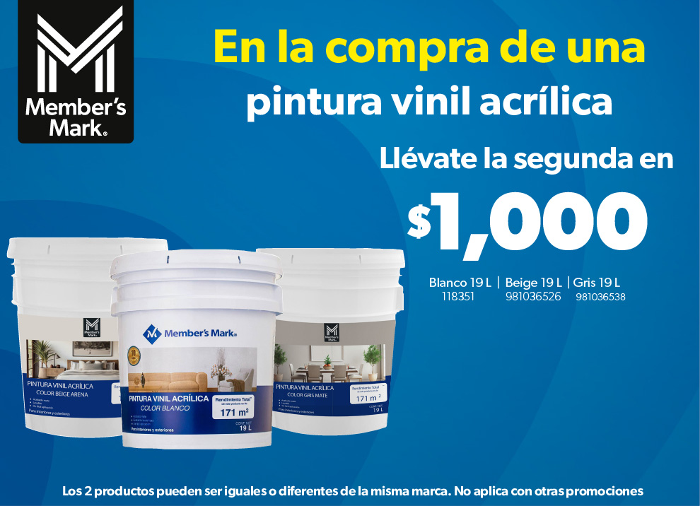 En la compra de pintura vinil acrilica