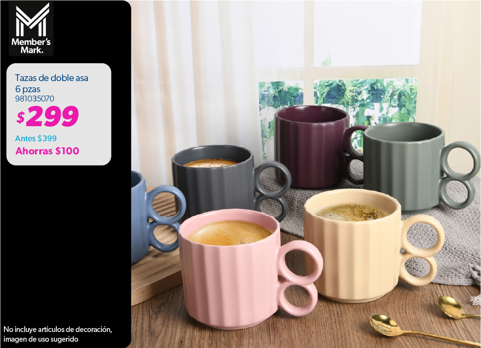 Tazas de doble asa