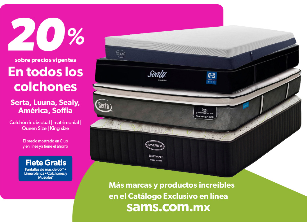En todos los colchones 