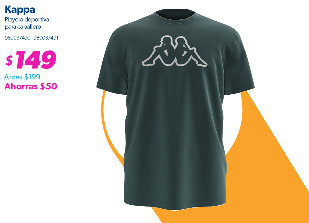 Playera deportiva caballero