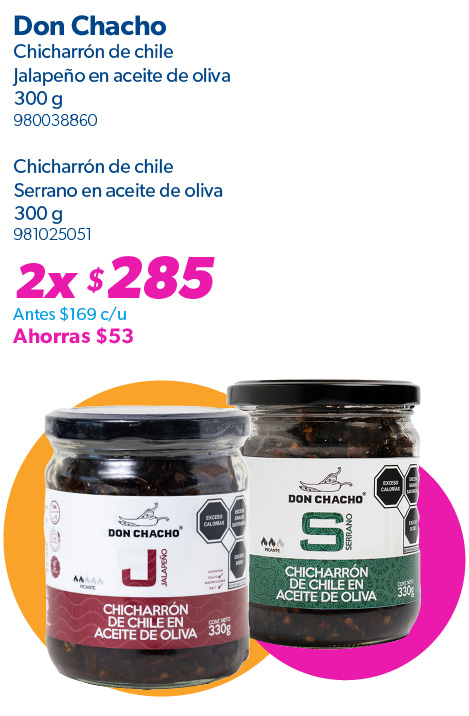 Chicharron de chile jalapeno serrano
