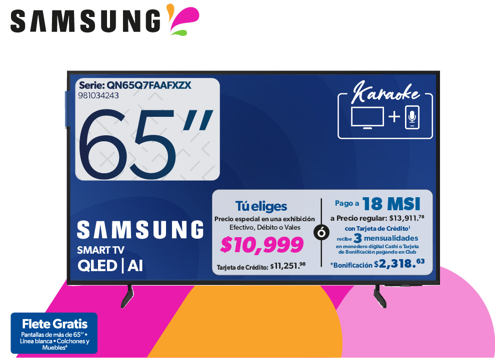 Pantalla 65 pulgadas