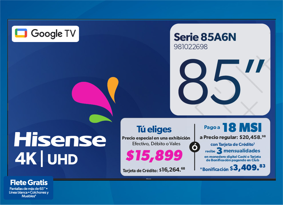 Pantalla 85 pulgadas
