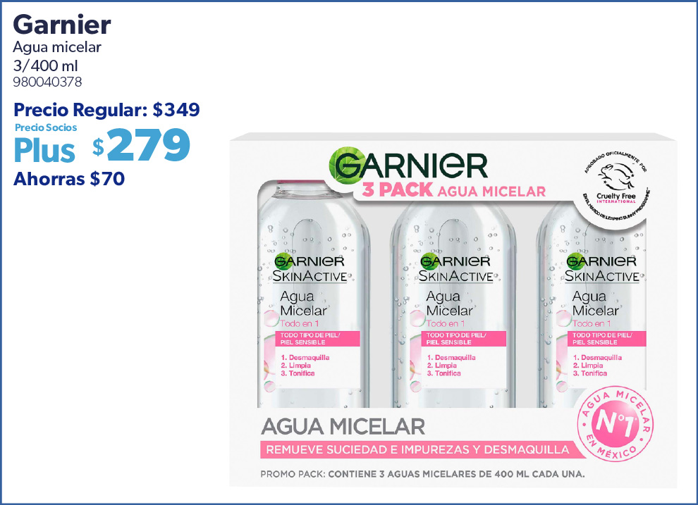 Agua micelar