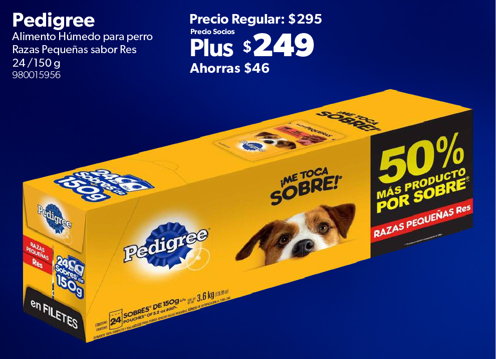 Alimento humedo para perro razas pequenas