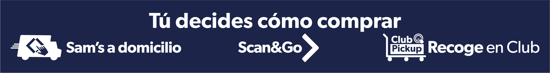 Tu decides como comprar