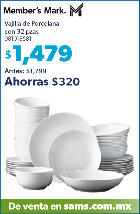 Vajilla de porcelana