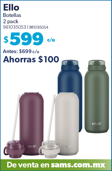 Botellas 2 pack