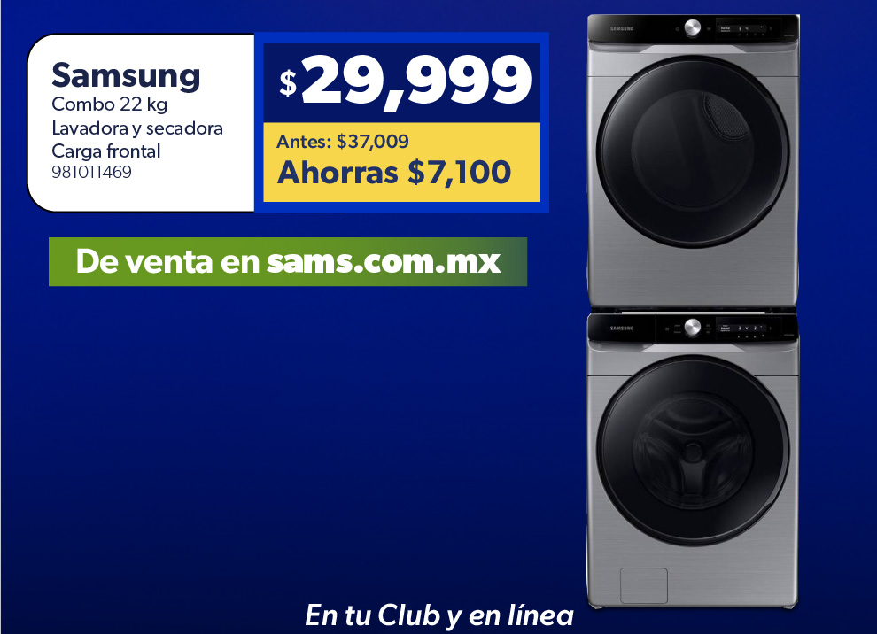Combo lavadora y secadora
