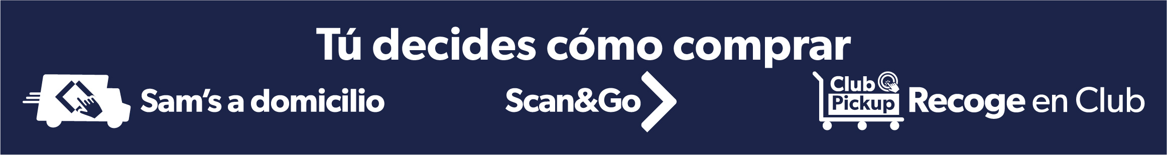 Tu decides como comprar