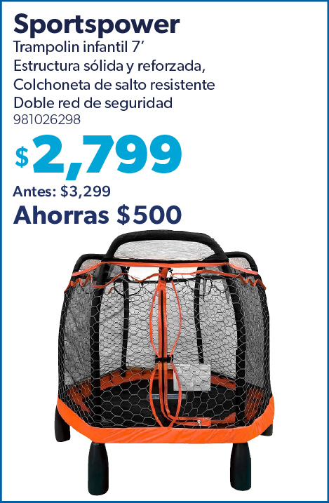 Trampolín infantil